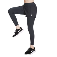 Womens 2 in 1 Yoga Leggings Sportswear