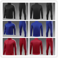 Fitness clothes mens autumn and winter tight running training fast dry clothes long sleeves and trousers sports